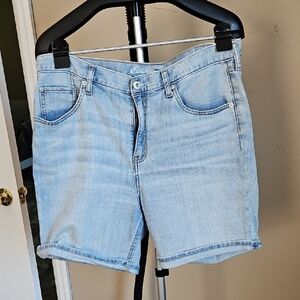 Eddie Bauer Blue Jean Shorts Light Wash Casual Fit